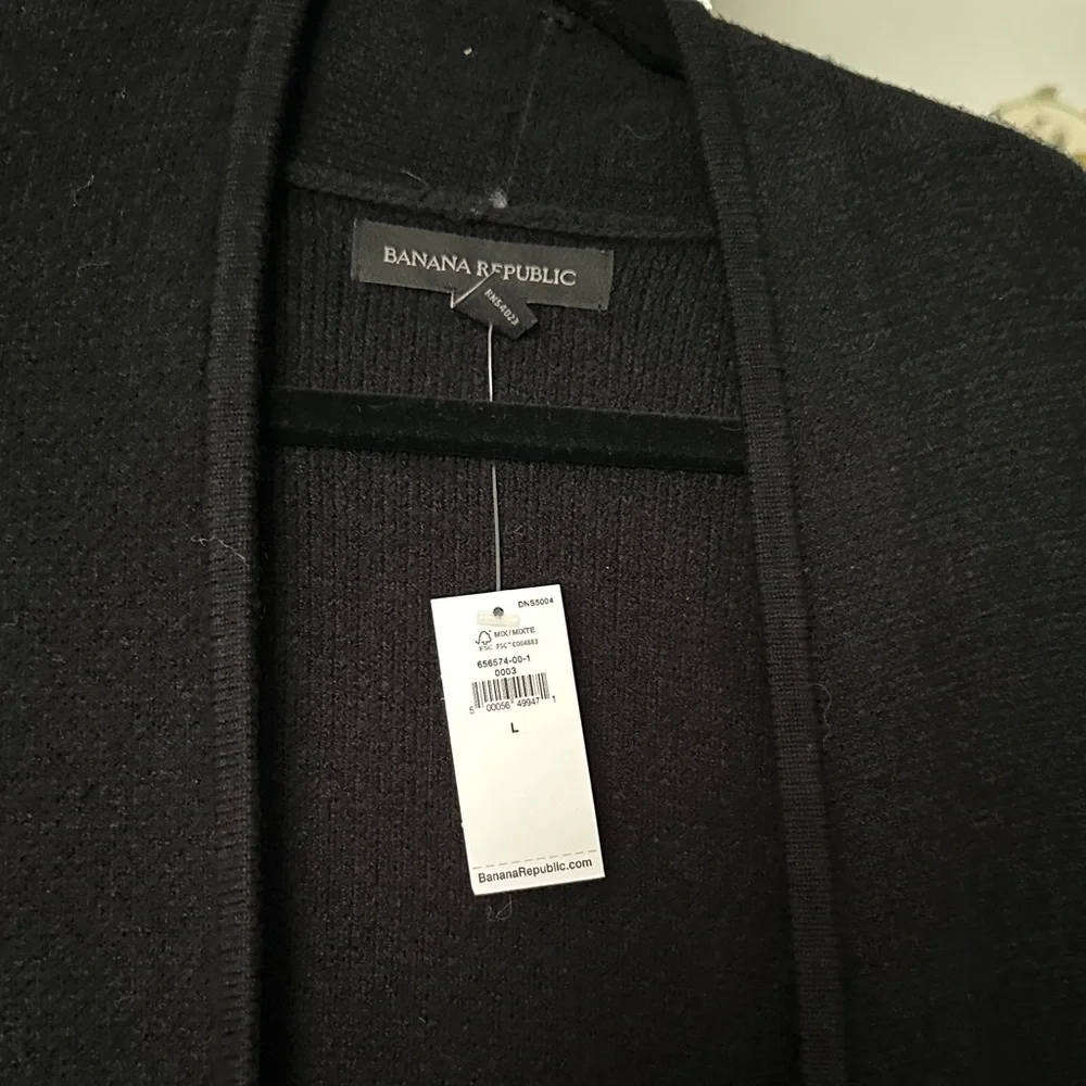 Banana Republic Black Long Cardigan - Picture 3 of 4